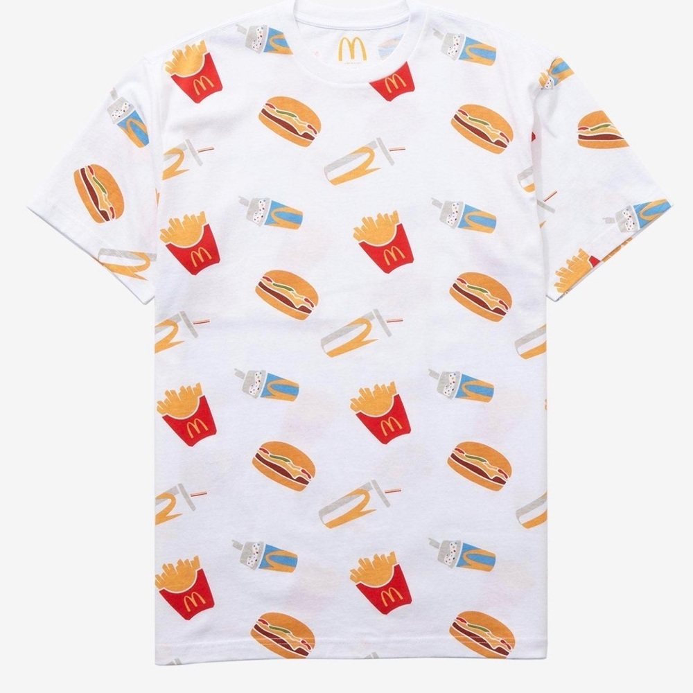McDonald's Meal Allover Print Women's T-Shirt - BoxLunch Exclusive Size Small